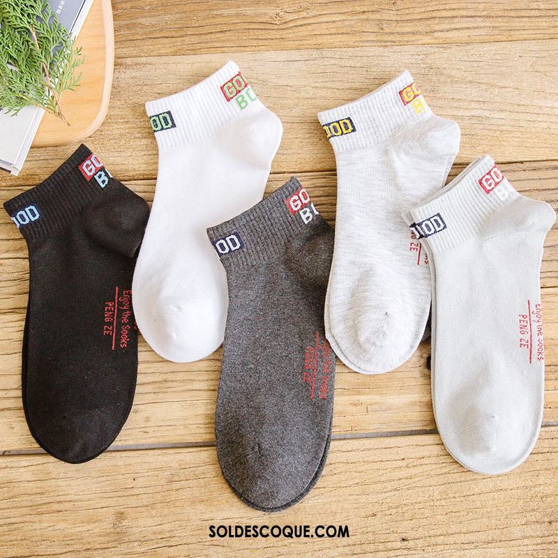 Chaussette Homme Chaussette Basse Coupée Faible Anti-odeur Mince Été En Vente