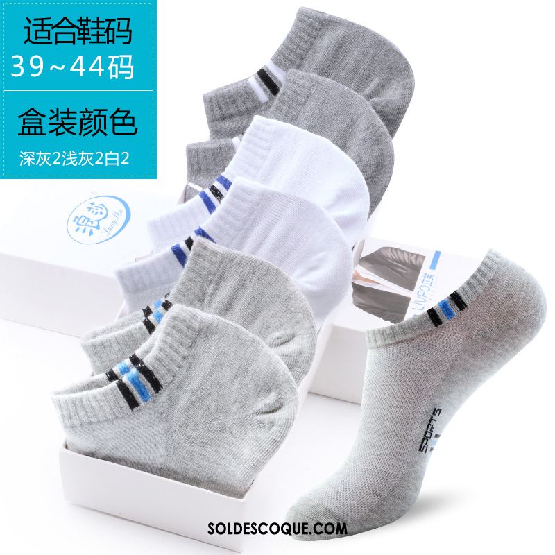 Chaussette Homme Chaussette Basse Coupée Gris L'automne Chaussette Courte Anti-odeur Pas Cher