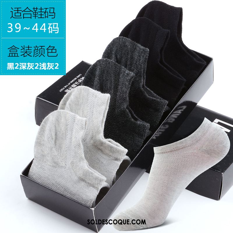 Chaussette Homme Chaussette Basse Coupée Gris L'automne Chaussette Courte Anti-odeur Pas Cher