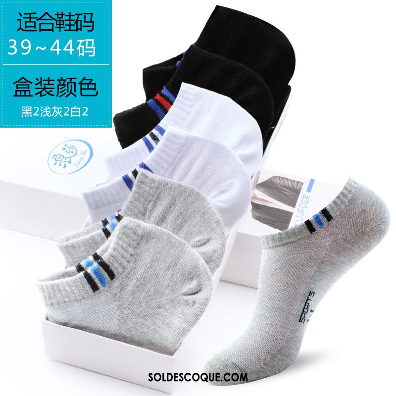 Chaussette Homme Chaussette Basse Coupée Gris L'automne Chaussette Courte Anti-odeur Pas Cher