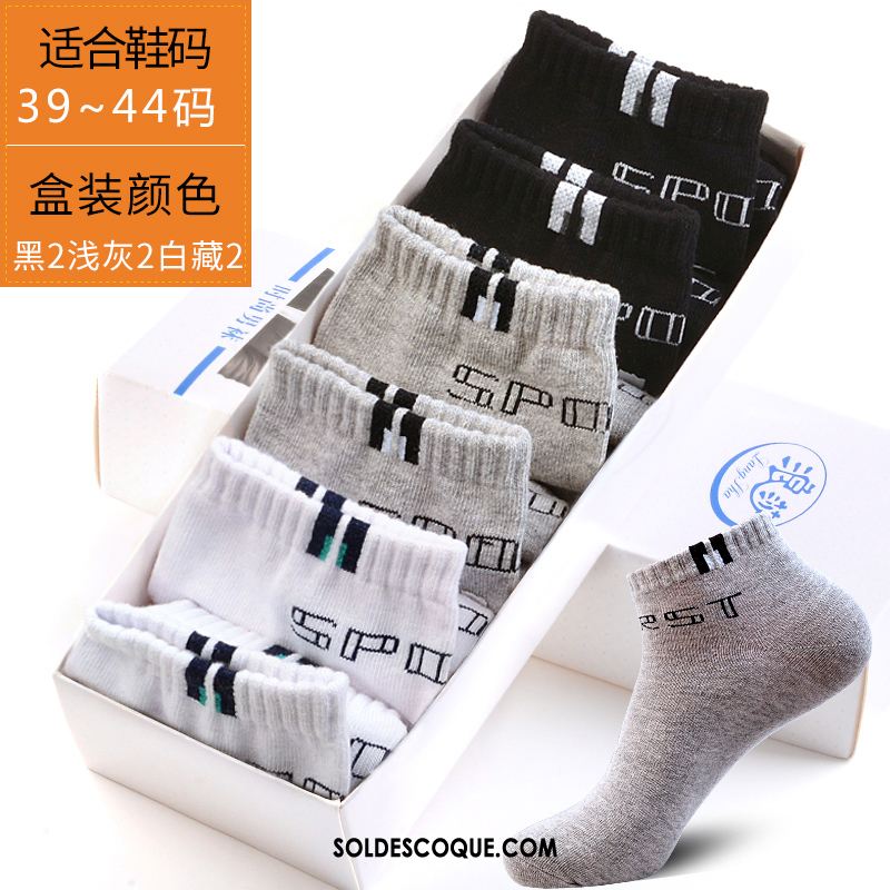 Chaussette Homme Chaussette Basse Coupée Gris L'automne Chaussette Courte Anti-odeur Pas Cher