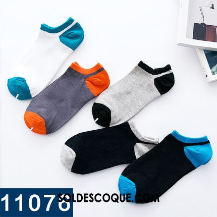 Chaussette Homme Chaussettes En Coton Bouche Peu Profonde Bleu Chaussette Basse Coupée Chaussette Courte Pas Cher