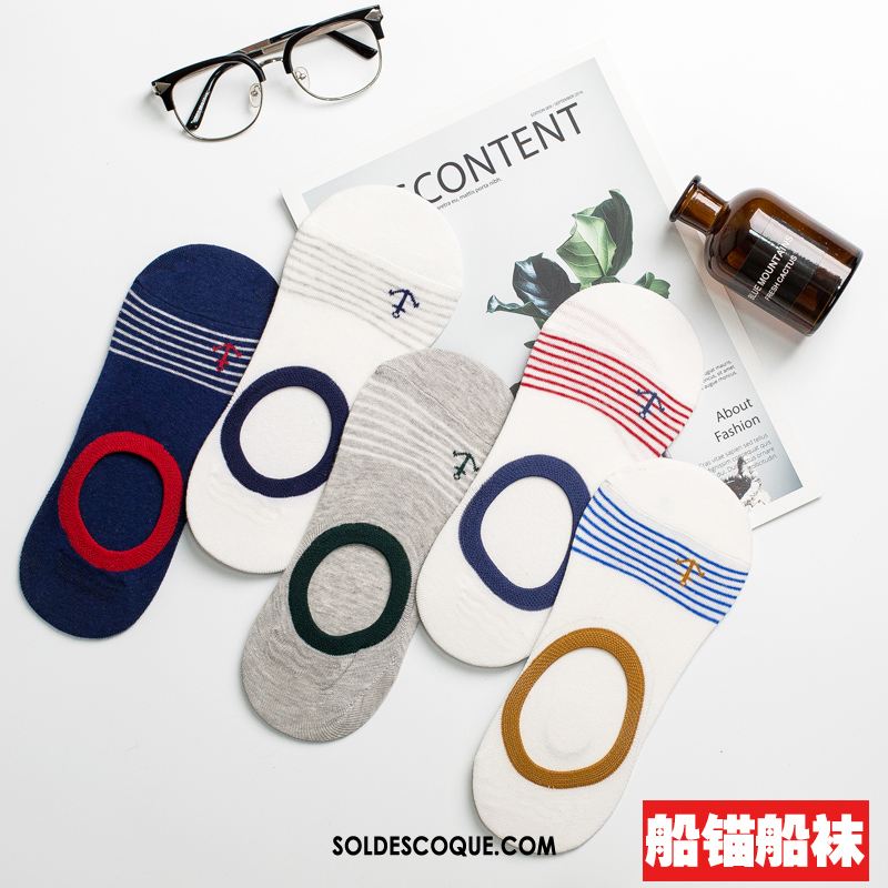 Chaussette Homme Chaussettes En Coton Bouche Peu Profonde Bleu Chaussette Basse Coupée Chaussette Courte Pas Cher