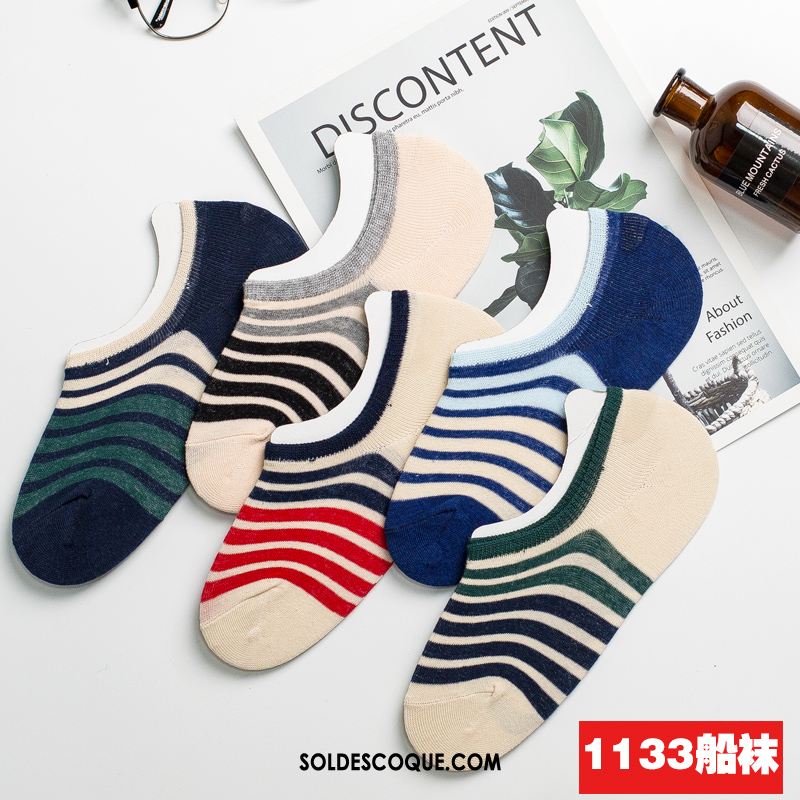 Chaussette Homme Chaussettes En Coton Bouche Peu Profonde Bleu Chaussette Basse Coupée Chaussette Courte Pas Cher