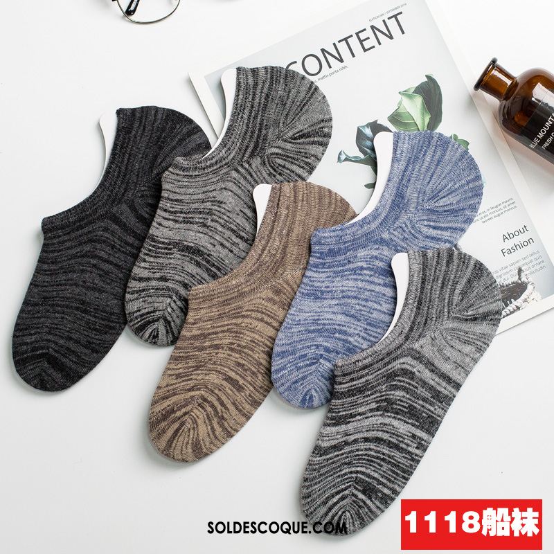 Chaussette Homme Chaussettes En Coton Bouche Peu Profonde Bleu Chaussette Basse Coupée Chaussette Courte Pas Cher