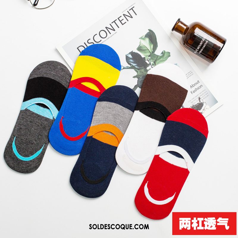 Chaussette Homme Chaussettes En Coton Bouche Peu Profonde Bleu Chaussette Basse Coupée Chaussette Courte Pas Cher