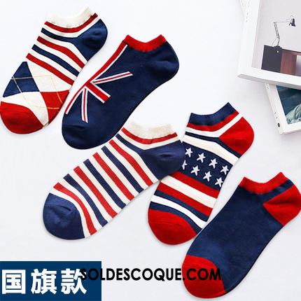 Chaussette Homme Chaussettes En Coton Bouche Peu Profonde Bleu Chaussette Basse Coupée Chaussette Courte Pas Cher