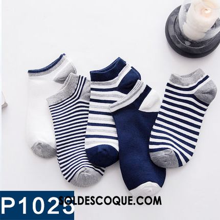 Chaussette Homme Chaussettes En Coton Bouche Peu Profonde Bleu Chaussette Basse Coupée Chaussette Courte Pas Cher