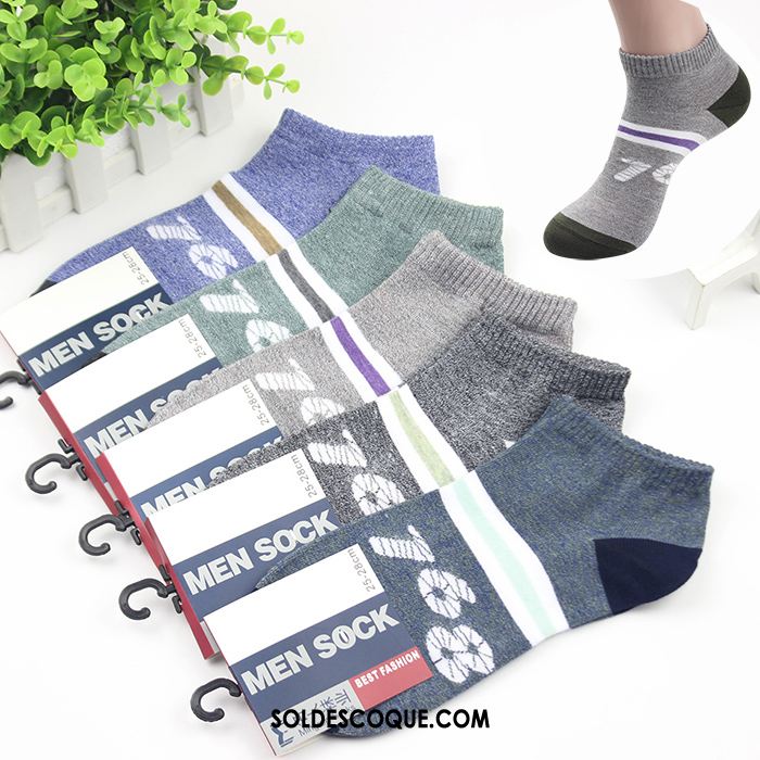 Chaussette Homme Chaussettes En Coton Chaussette Courte Loisir Transpiration Anti-odeur En Vente