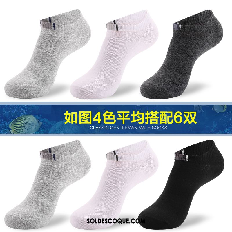 Chaussette Homme Coton Bouche Peu Profonde 100% Coton Invisible Anti-odeur En Vente