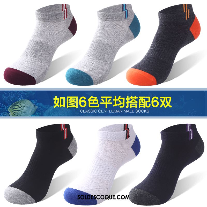 Chaussette Homme Coton Bouche Peu Profonde 100% Coton Invisible Anti-odeur En Vente