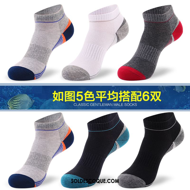 Chaussette Homme Coton Bouche Peu Profonde 100% Coton Invisible Anti-odeur En Vente