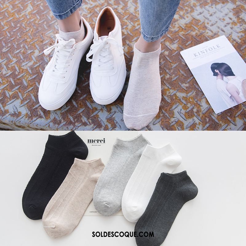 Chaussette Homme Coton Bouche Peu Profonde Faible Chaussettes En Coton Été Soldes