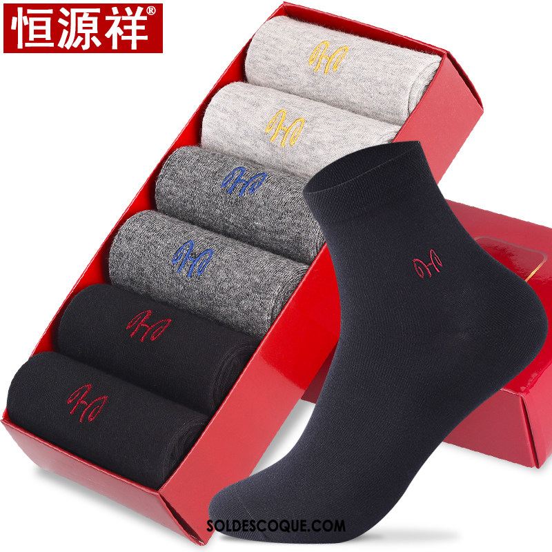 Chaussette Homme Coton Respirant Chaussette Courte Été Transpiration En Vente