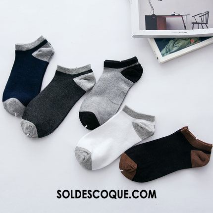 Chaussette Homme Court Paragraphe Invisible Chaussettes En Coton Été Anti-odeur En Ligne