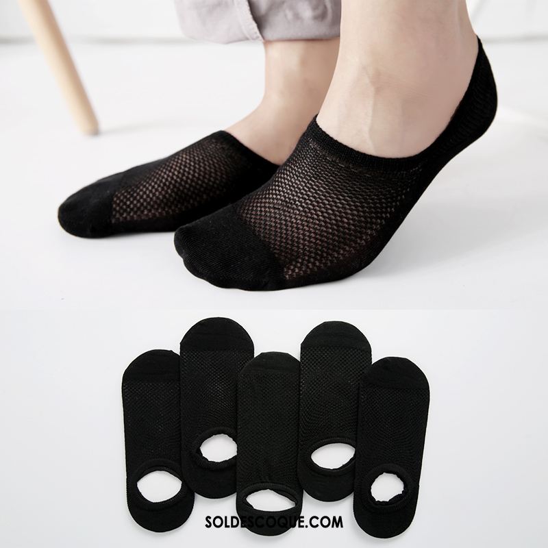 Chaussette Homme Invisible Respirant Très Mince Chaussette Courte Bouche Peu Profonde En Vente