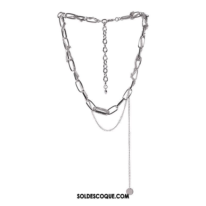 Collier Femme Chaîne Rue Loisir Mode Multicouche France