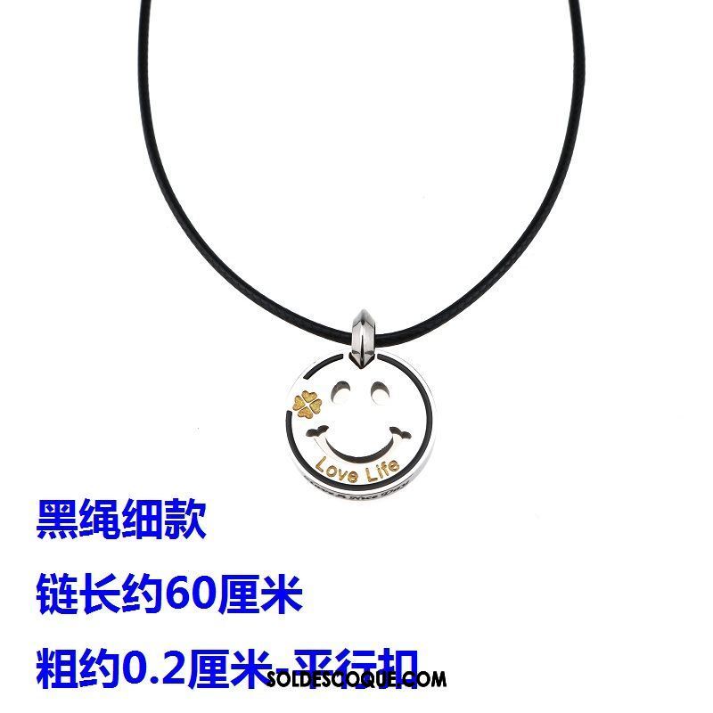 Collier Femme Homme Dessin Animé Chandail Lettre Amoureux Pas Cher