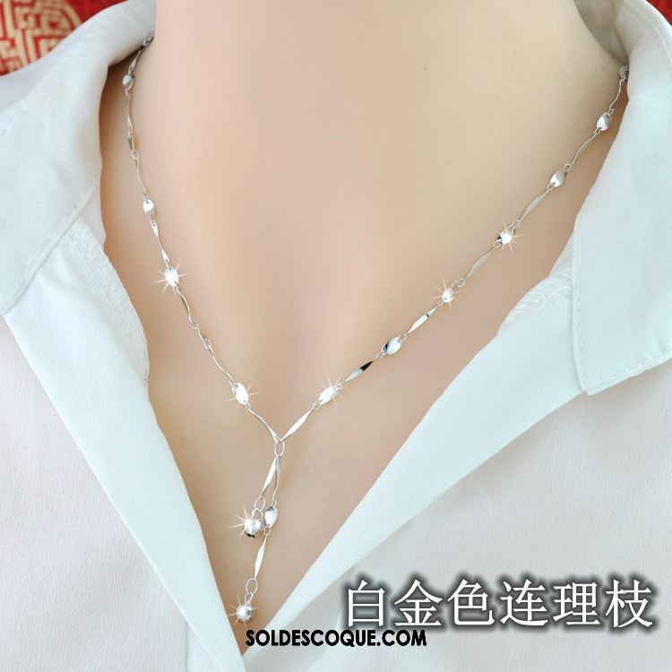 Collier Femme Pure Amour Simple Argenté Couleur En Ligne