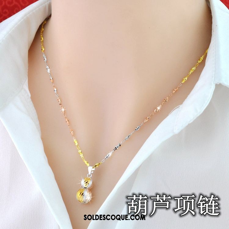 Collier Femme Pure Amour Simple Argenté Couleur En Ligne