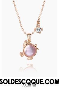 Collier Femme Pure Original Argenté Cadeau D'anniversaire Exquis Pas Cher