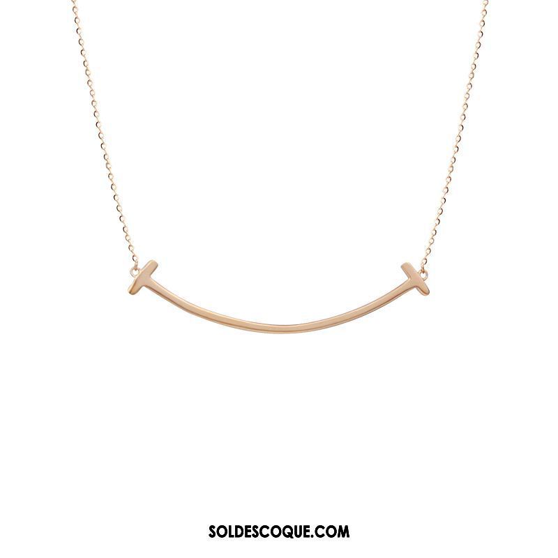 Collier Femme Pure Pendentif Généreuse Argenté Simple En Vente