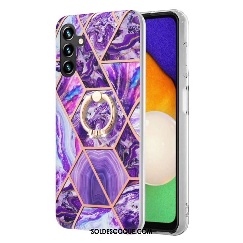 Coque A54 5G Marbre avec Anneau-Support