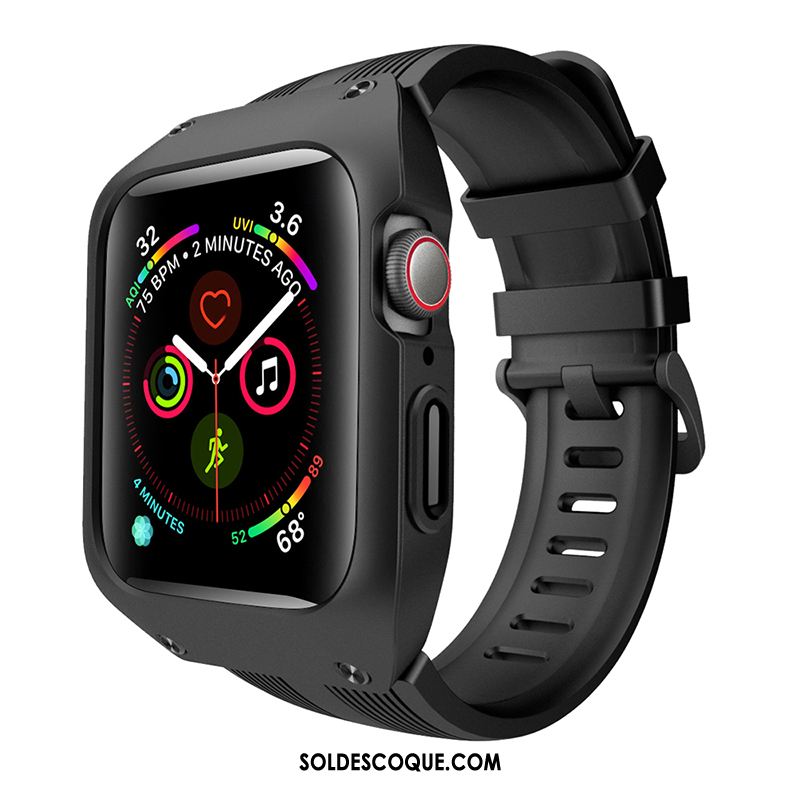 Coque Apple Watch Series 1 Incassable Personnalité Vert Noir Marque De Tendance Housse En Ligne