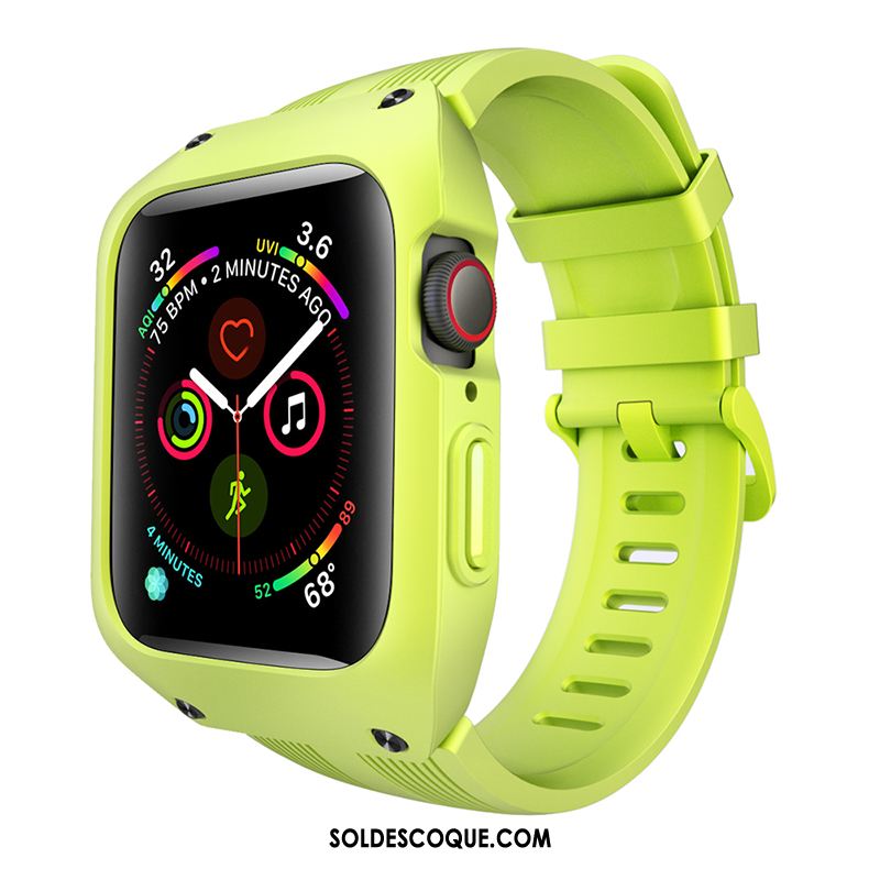 Coque Apple Watch Series 1 Incassable Personnalité Vert Noir Marque De Tendance Housse En Ligne