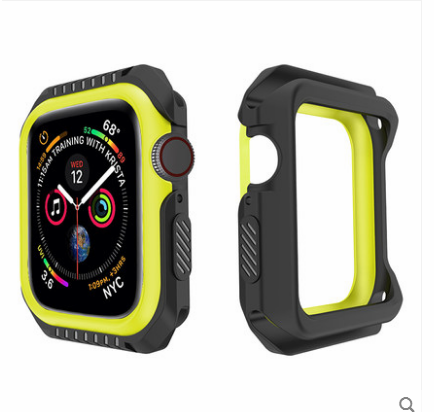 Coque Apple Watch Series 1 Incassable Protection Border Silicone Bleu Soldes