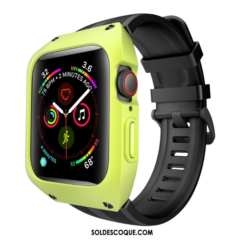 Coque Apple Watch Series 1 Incassable Protection Silicone Vert Tout Compris Pas Cher