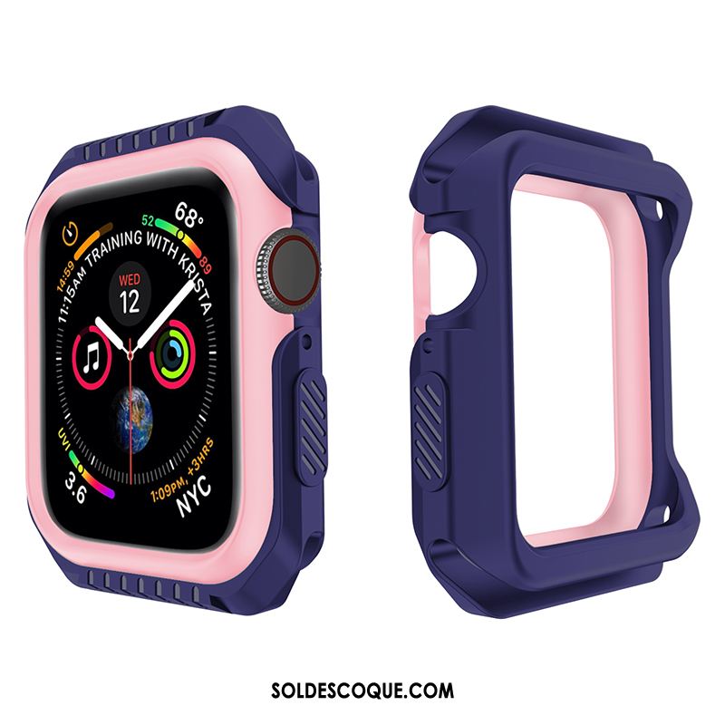 Coque Apple Watch Series 1 Noir Incassable Fluide Doux Protection Étui Pas Cher