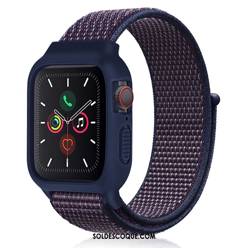 Coque Apple Watch Series 1 Nouveau Bleu Silicone Tendance Nylon Pas Cher