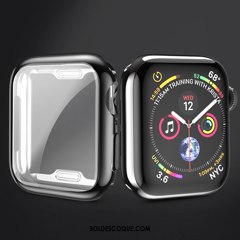Coque Apple Watch Series 2 Fluide Doux Argent Protection Silicone Tout Compris France