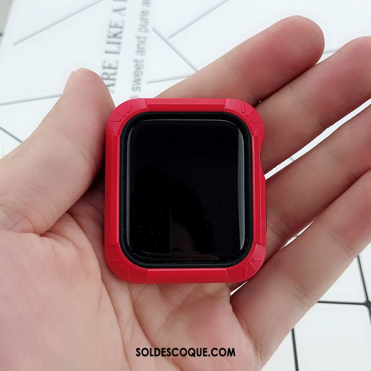 Coque Apple Watch Series 2 Incassable Fluide Doux Rouge Protection Étui Housse France