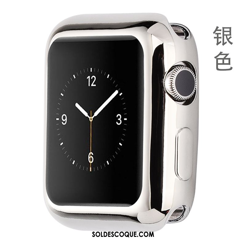 Coque Apple Watch Series 2 Légère Noir Incassable Protection Silicone Pas Cher