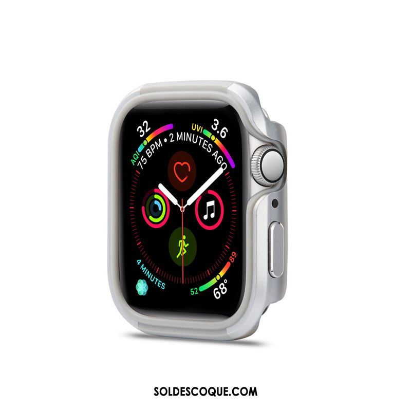 Coque Apple Watch Series 2 Métal Border Bleu Sac Étui Housse En Vente