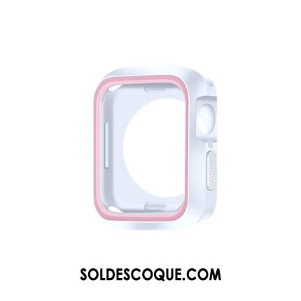 Coque Apple Watch Series 2 Silicone Bicolore Noir Personnalité Incassable Housse Pas Cher