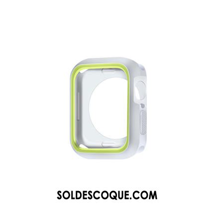 Coque Apple Watch Series 2 Silicone Bicolore Noir Personnalité Incassable Housse Pas Cher