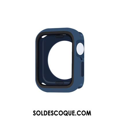 Coque Apple Watch Series 2 Silicone Bicolore Noir Personnalité Incassable Housse Pas Cher