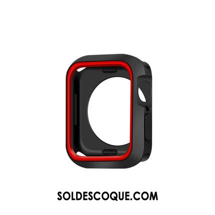 Coque Apple Watch Series 2 Silicone Bicolore Noir Personnalité Incassable Housse Pas Cher