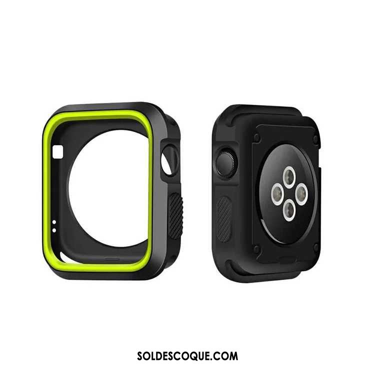 Coque Apple Watch Series 2 Étui Noir Fluide Doux En Ligne