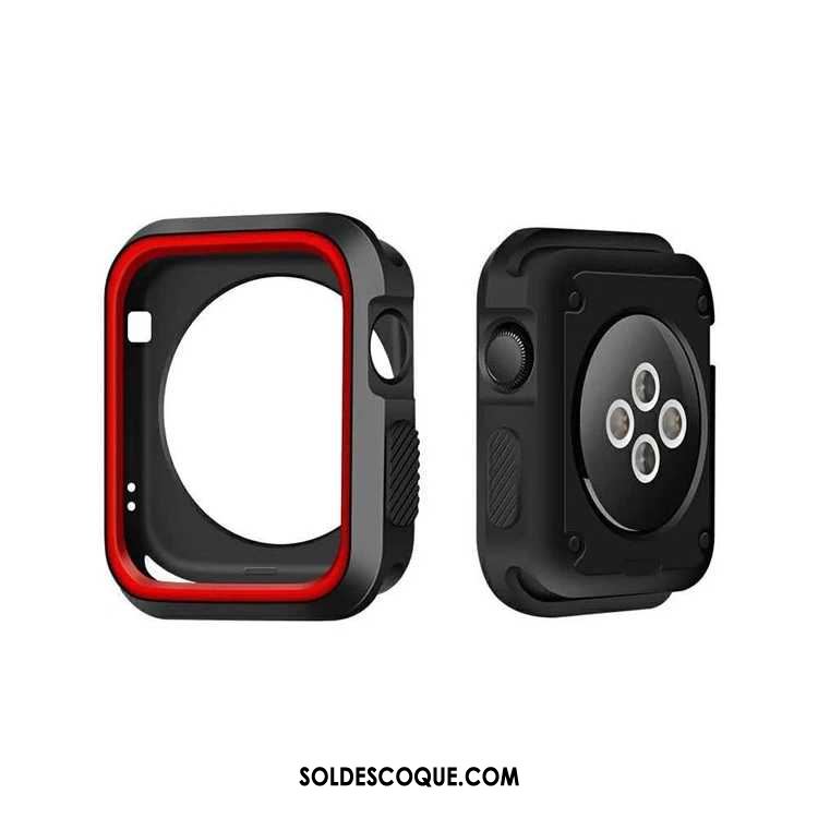 Coque Apple Watch Series 2 Étui Noir Fluide Doux En Ligne