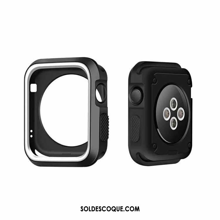 Coque Apple Watch Series 2 Étui Noir Fluide Doux En Ligne