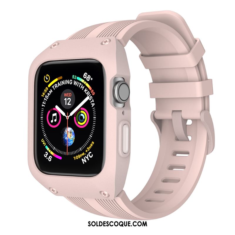 Coque Apple Watch Series 3 Blanc Étui Tout Compris Marque De Tendance Sport Pas Cher
