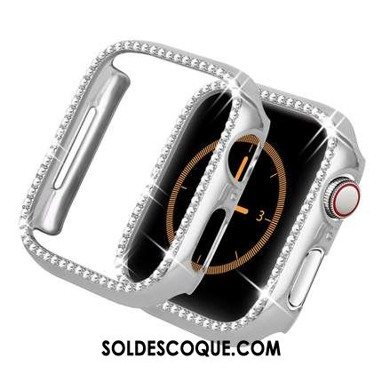 Coque Apple Watch Series 3 Border Tout Compris Nouveau Incruster Strass Placage Housse Pas Cher