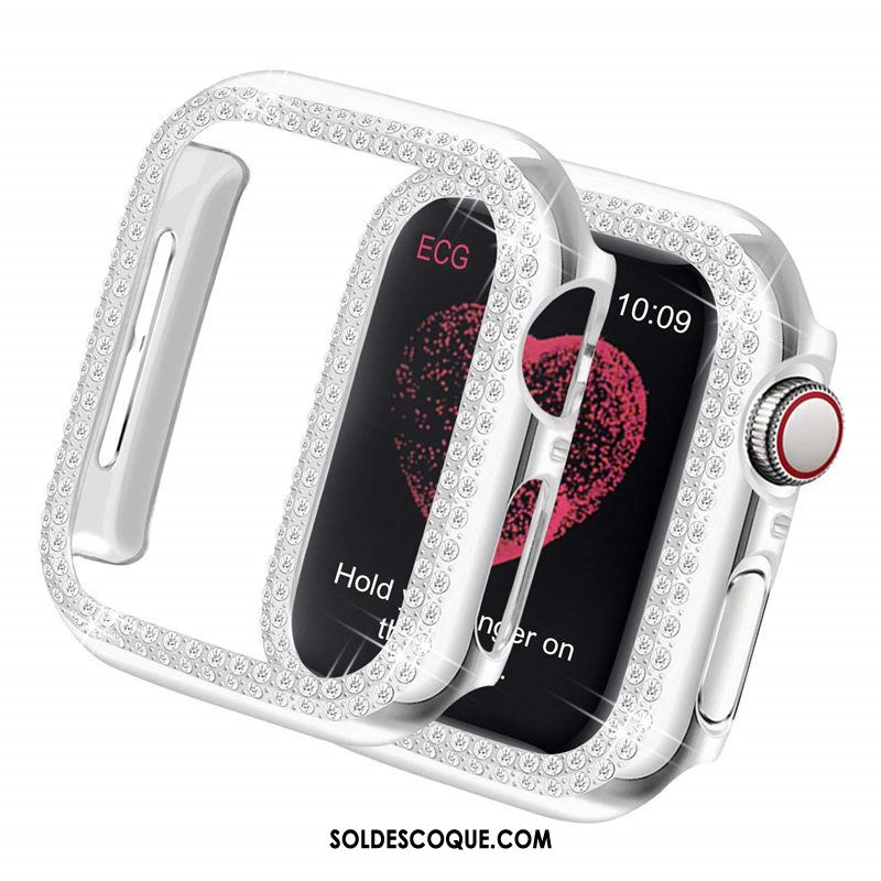 Coque Apple Watch Series 3 Difficile Légères Incruster Strass Or Tendance Soldes