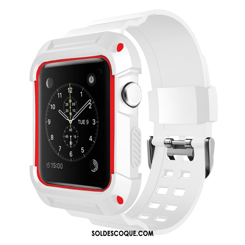 Coque Apple Watch Series 3 Personnalité Protection Silicone Imperméable Étui Pas Cher