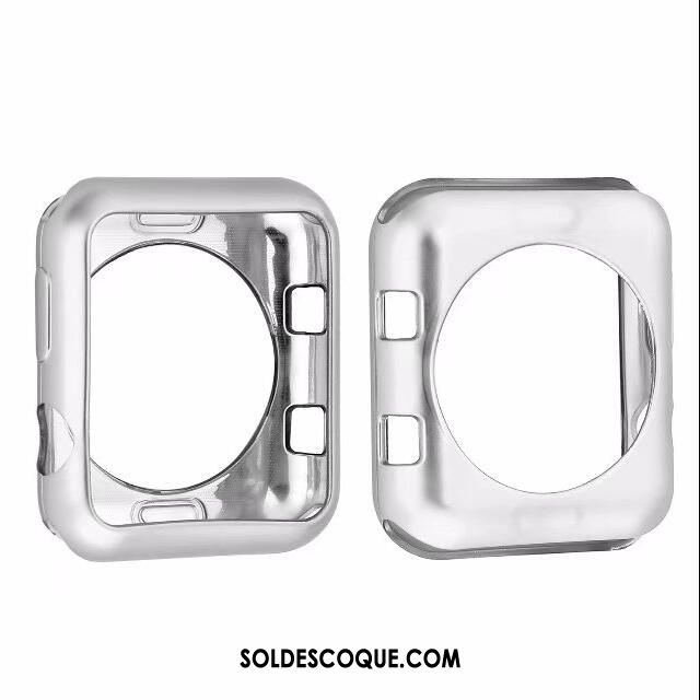 Coque Apple Watch Series 3 Silicone Protection Fluide Doux Pu Or Pas Cher