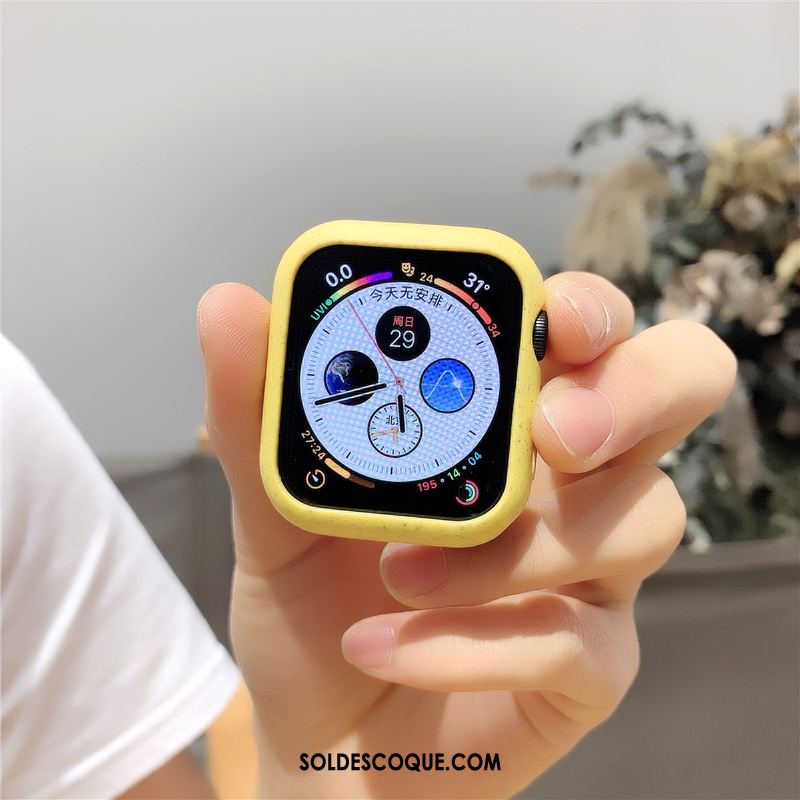 Coque Apple Watch Series 3 Silicone Tout Compris Fluide Doux Incassable Vert Pas Cher